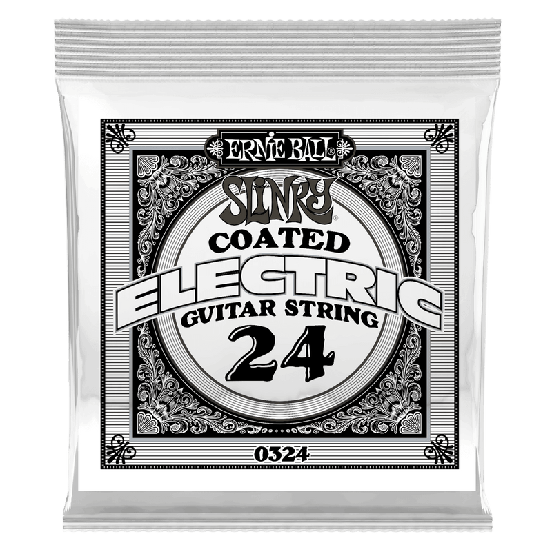 Ernie Ball 0324EB Slinky Coated Nickel Wound Electric Guitar String - 0.024