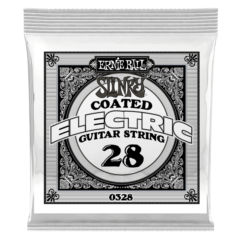 Ernie Ball 0328EB Slinky Coated Nickel Wound Electric Guitar String - 0.028