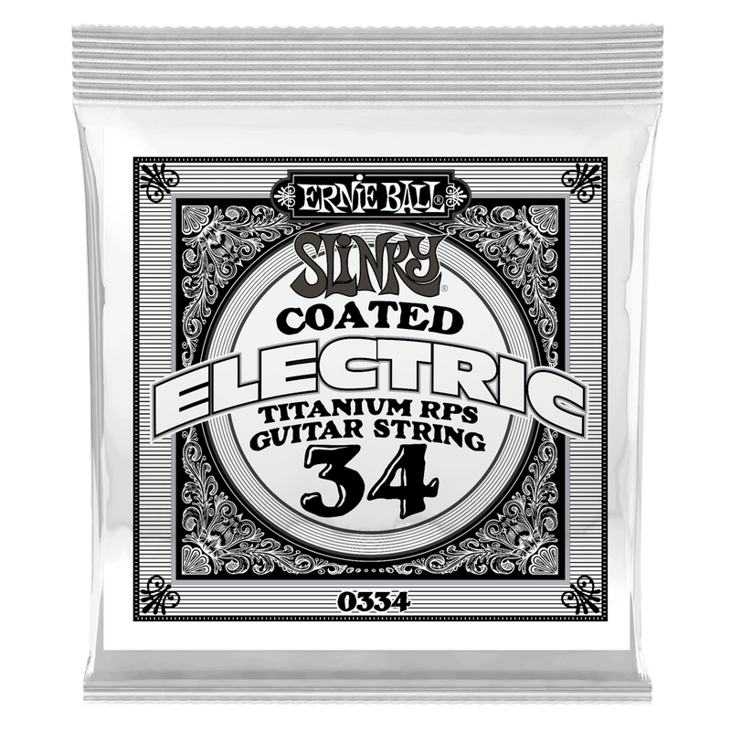 Ernie Ball 0334EB Slinky Coated Nickel Wound Electric Guitar String - 0.034