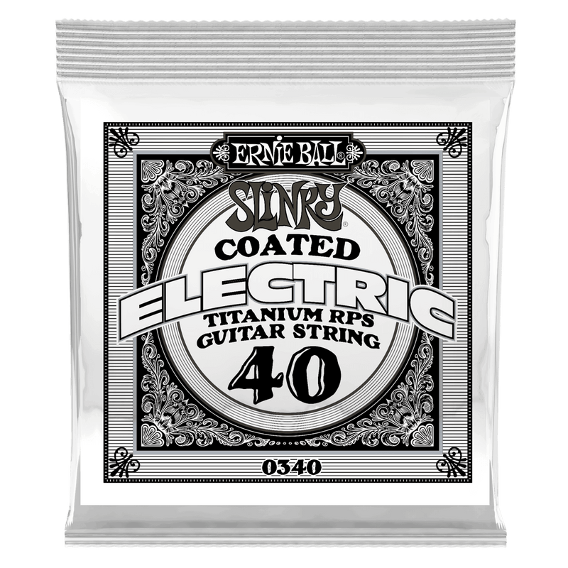 Ernie Ball 0340EB Slinky Coated Nickel Wound Electric Guitar String - 0.040