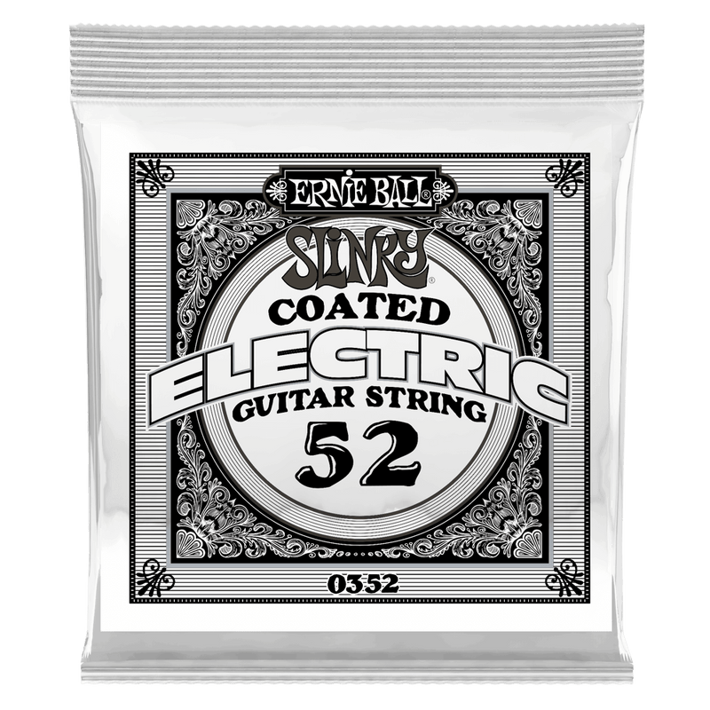 Ernie Ball 0352EB Slinky Coated Nickel Wound Electric Guitar String - 0.052