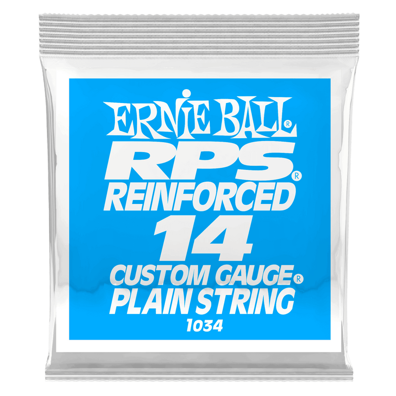 Ernie Ball 1034EB RPS Reinforced Plain Electric Guitar String - 0.014