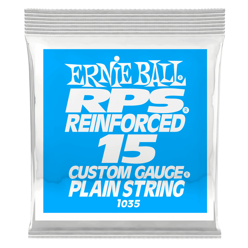 Ernie Ball 1035EB RPS Reinforced Plain Electric Guitar String - 0.015