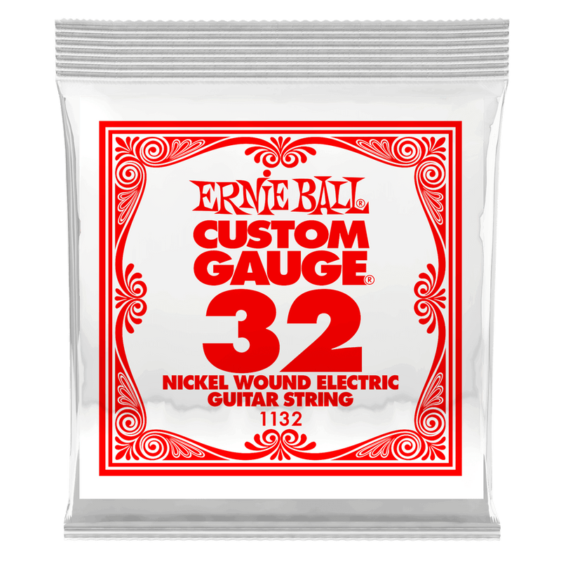 Ernie Ball 1132EB Nickel Wound Electric Custom Gauge Electric Guitar String - 0.032