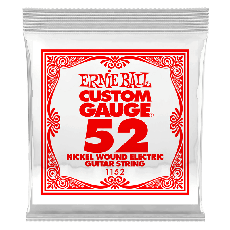Ernie Ball 1152EB Nickel Wound Electric Custom Gauge Electric Guitar String - 0.052