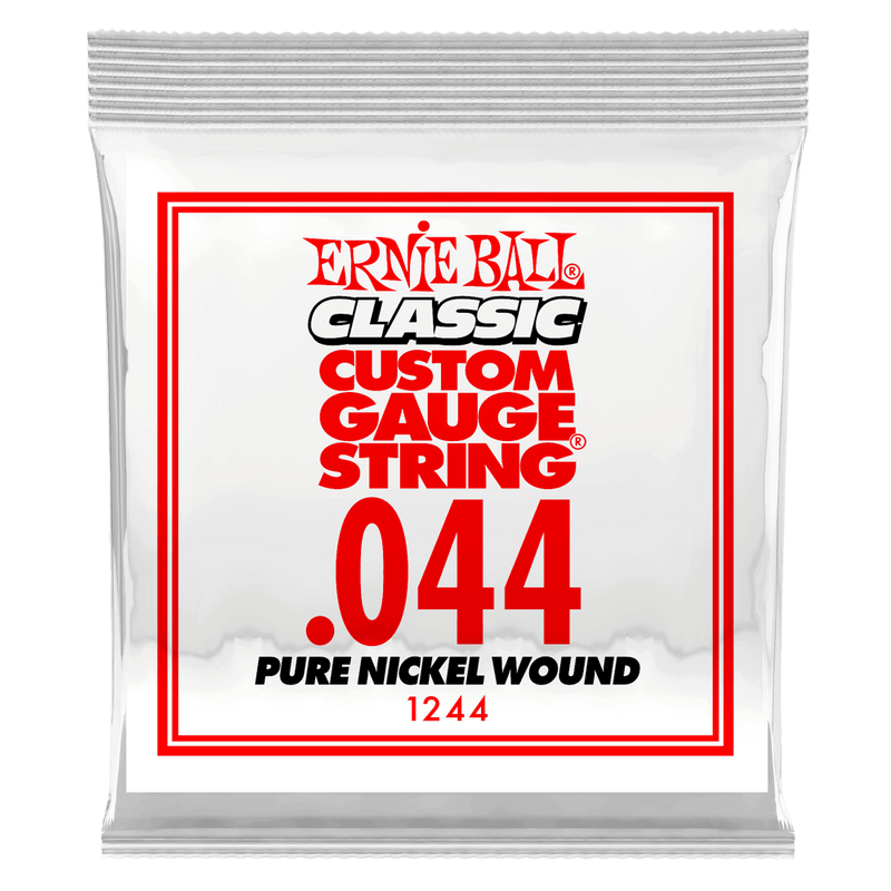 Ernie Ball 1244EB Classic Pure Nickel Wound Custom Gauge Electric Guitar String - 0.044