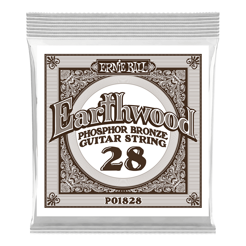 Ernie Ball 1828EB 6 packs Earthwood Phosphor Bronze Acoustic Guitar Strings - 0,028