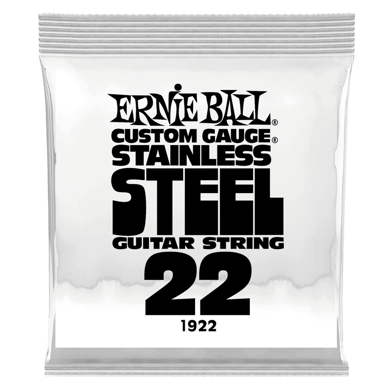 Ernie Ball 1922EB Custom Gauge Stainless Steel Wound Electric Guitar String - 0.022