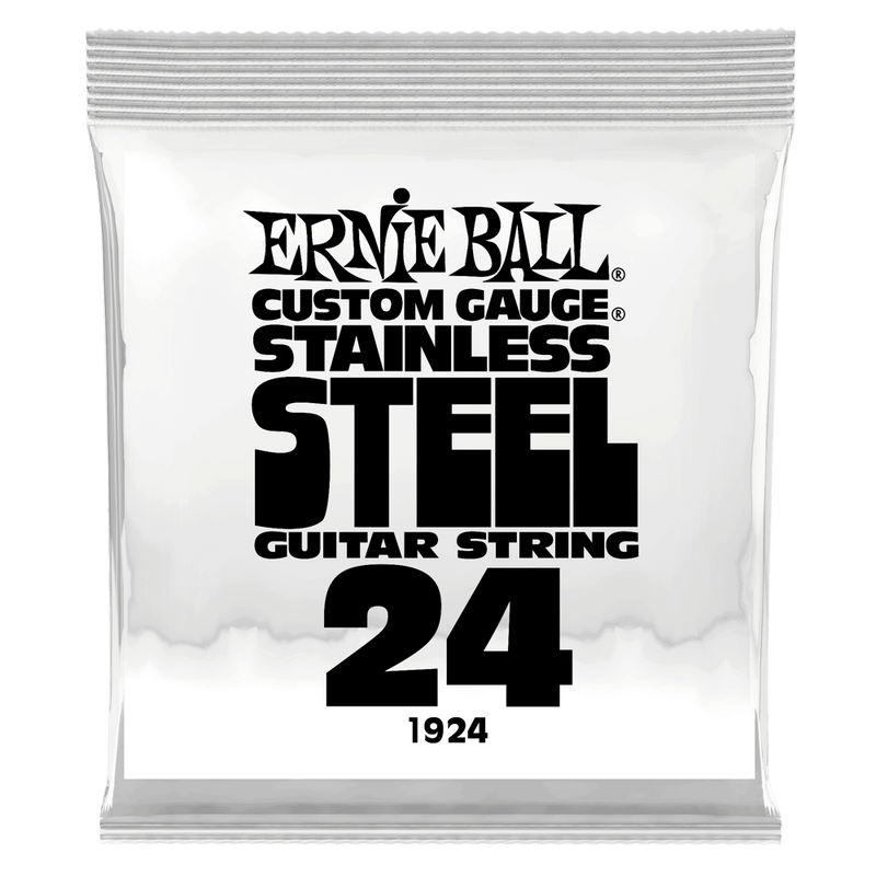 Ernie Ball 1924EB Custom Gauge Stainless Steel Wound Electric Guitar String - 0.024