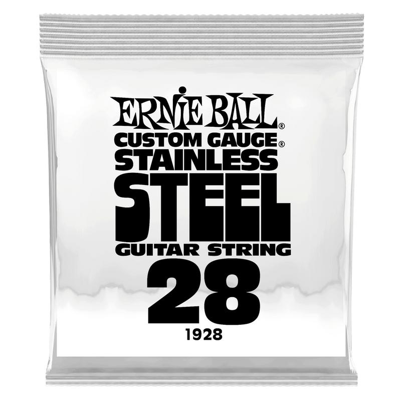 Ernie Ball 1928EB Custom Gauge Stainless Steel Wound Electric Guitar String - 0.028