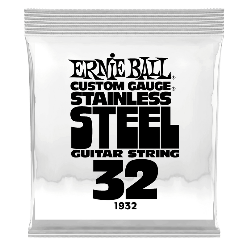 Ernie Ball 1932EB Custom Gauge Stainless Steel Wound Electric Guitar String - 0.032