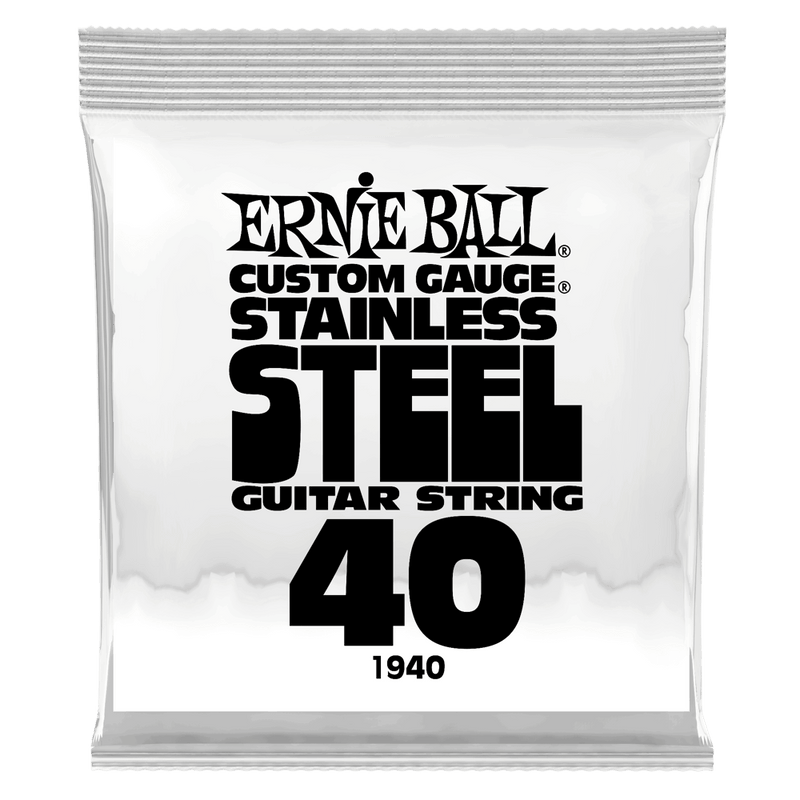 Ernie Ball 1940EB Custom Gauge Stainless Steel Wound Electric Guitar String - 0.040