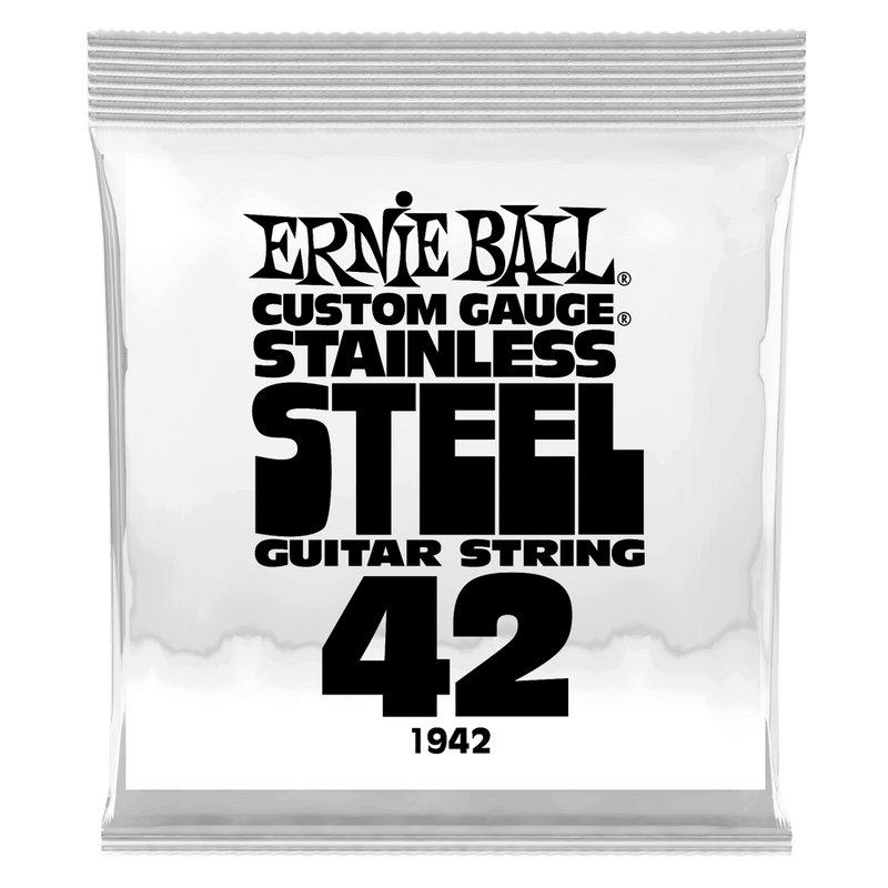 Ernie Ball 1942EB Custom Gauge Stainless Steel Wound Electric Guitar String - 0.042