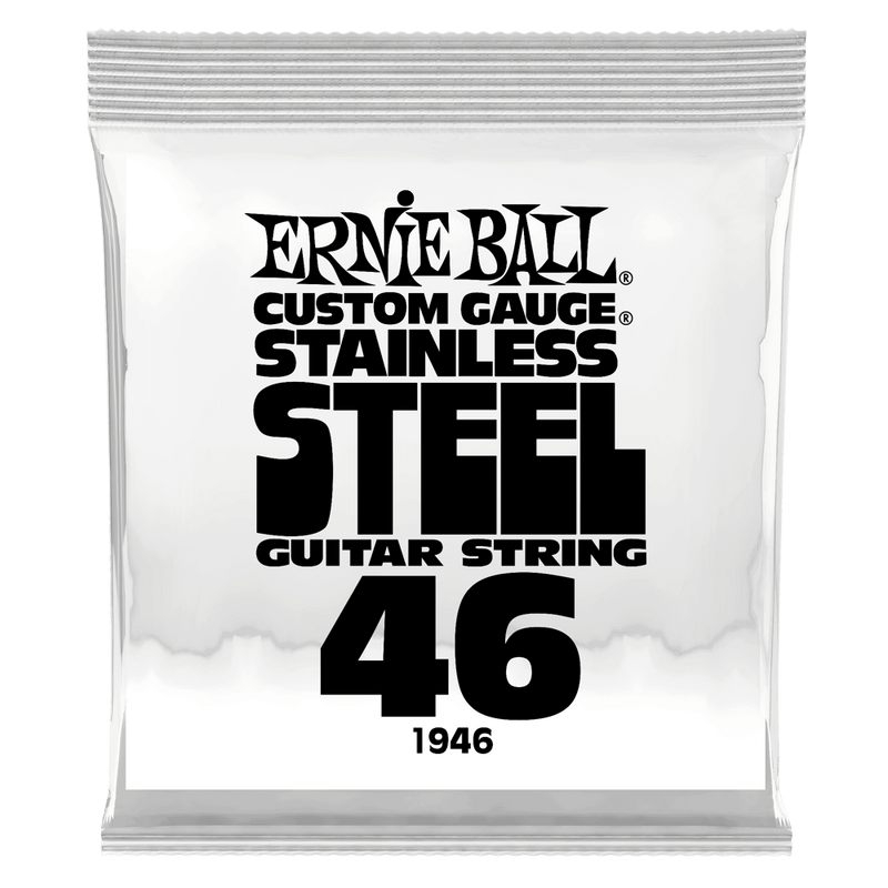 Ernie Ball 1946EB Custom Gauge Stainless Steel Wound Electric Guitar String - 0.046