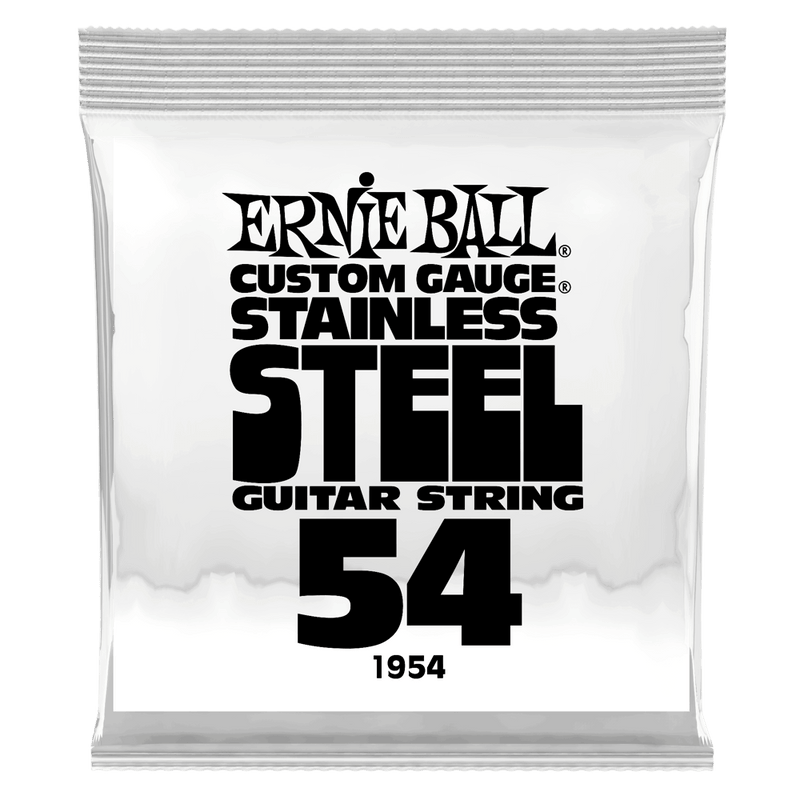 Ernie Ball 1954EB Custom Gauge Stainless Steel Wound Electric Guitar String - 0.054