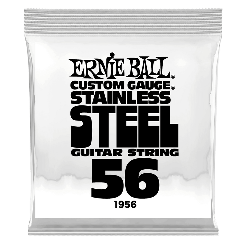 Ernie Ball 1956EB Custom Gauge Stainless Steel Wound Electric Guitar String - 0.056