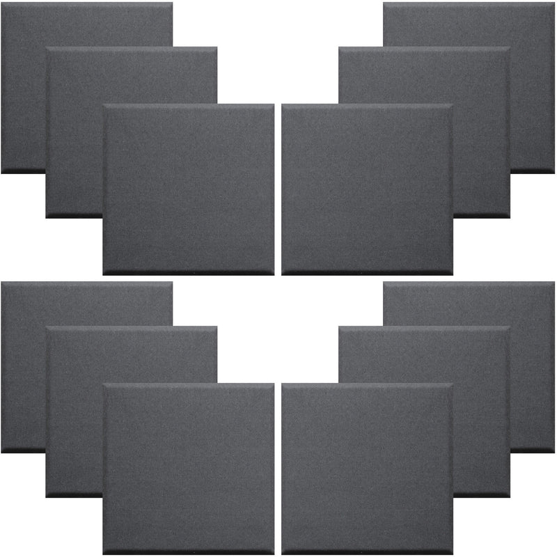 Primacoustic CONTROL CUBE Panel 24" x 24" x 2", Beveled Edge - Black, 12 Pack