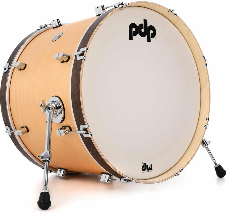 PDP PDCC1418KKNW Concept Maple Classic Grosse caisse 14" x 18" - Teinture naturelle