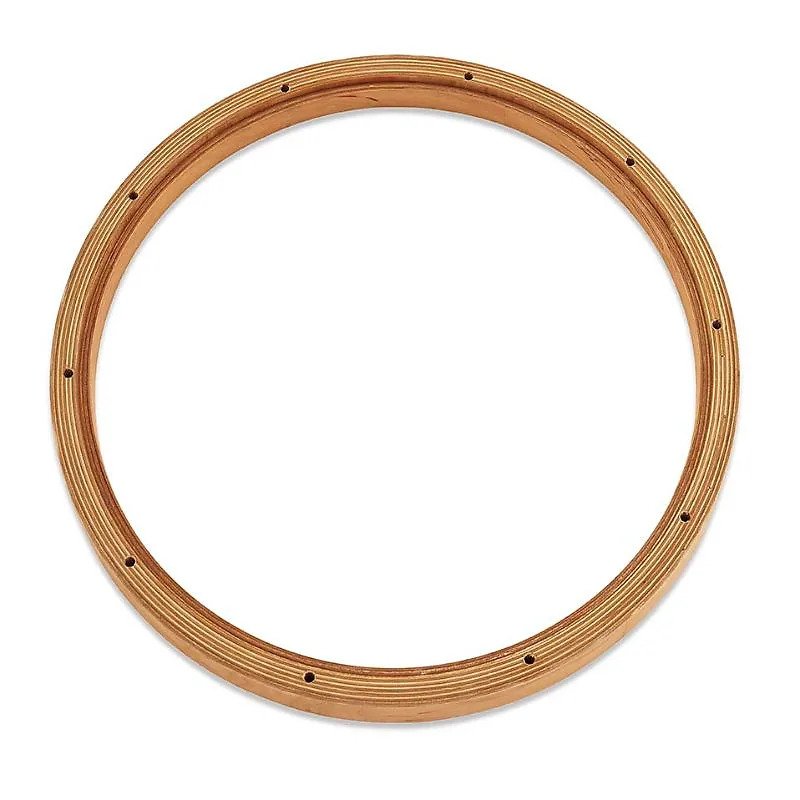PDP PDAXWH1410CB Cut-Out 14" 10 Lug European Maple Snare Drum Counter Hoop - Batter Side (Fits Most Brands)