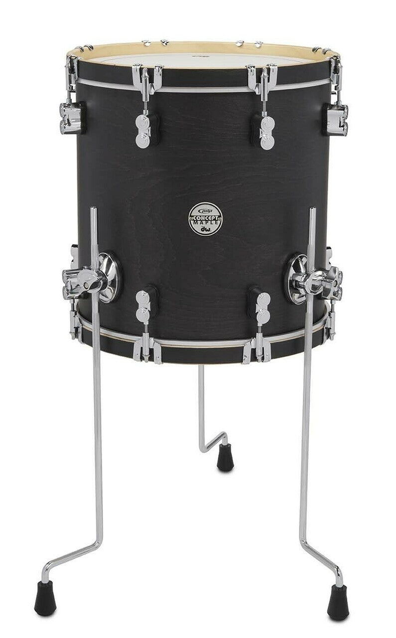 PDP PDCC1414FTEE Concept Maple Classic Tom au sol 14" x 14" - Teinté ébène