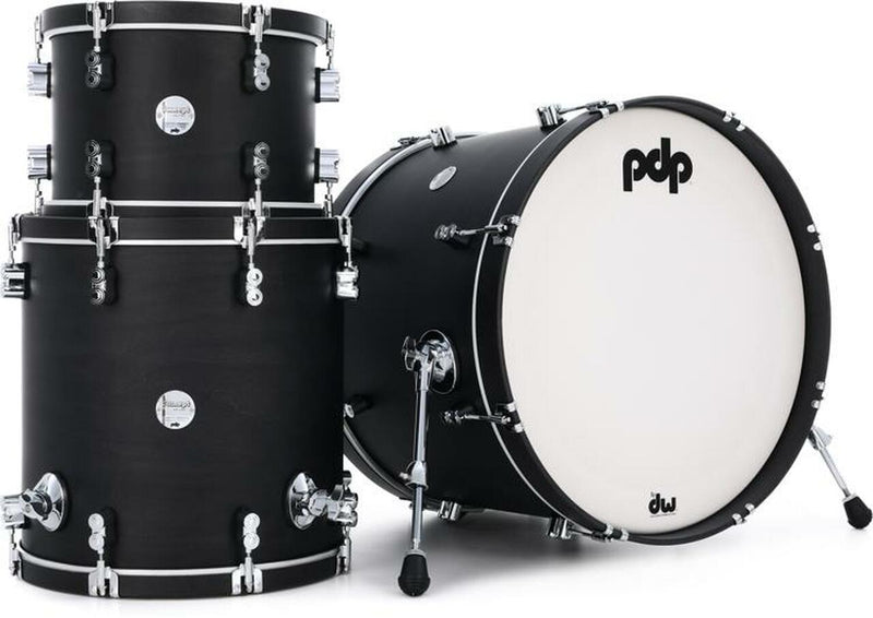 PDP PDCC2013EE Concept Maple Classic Pack de fûts de grosse caisse 3 pièces 20" Finition teintée - Teinture ébène