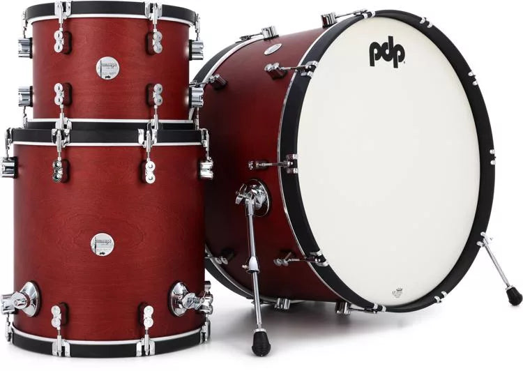 PDP PDCC2613OE Concept Maple Classic 3-Piece 26" Bass Drum Shell Pack (Ox Blood Stain)