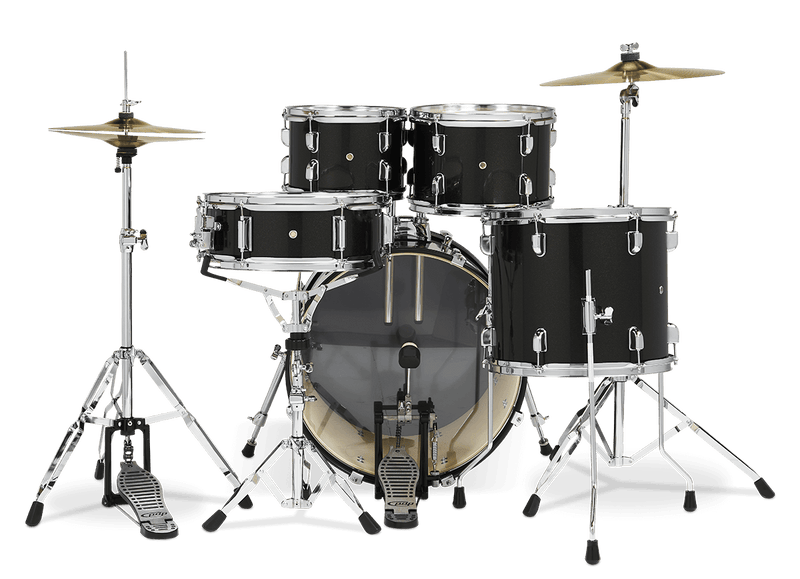 PDP PDCE2015KTIB Center Stage Series 5-Piece Complete Drum Set (Iridescent Black Sparkle)