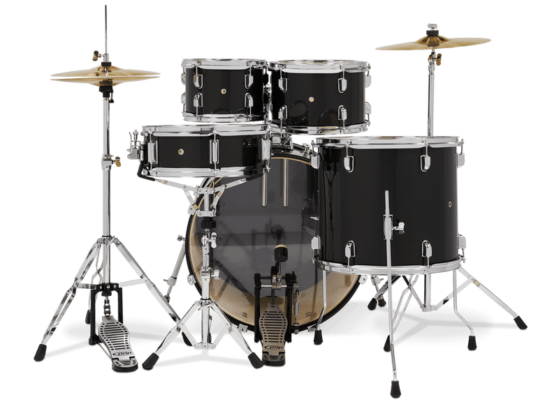 PDP PDCE2215KTIB Center Stage 5-Piece Complete Drum Set (Iridescent Black Sparkle)