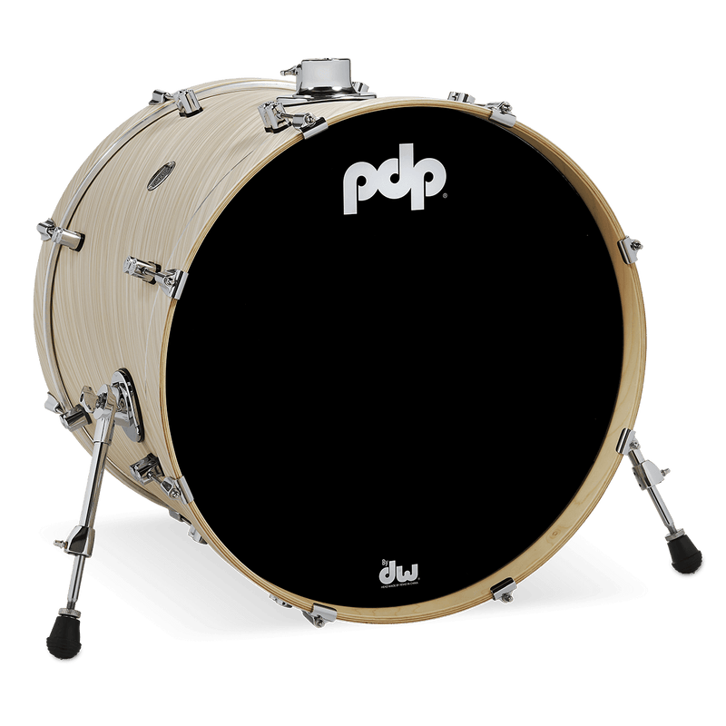 PDP PDCM1822KKTI Concept Maple Finish Ply Bass Drum (Twisted Ivory) - 18" x 22"