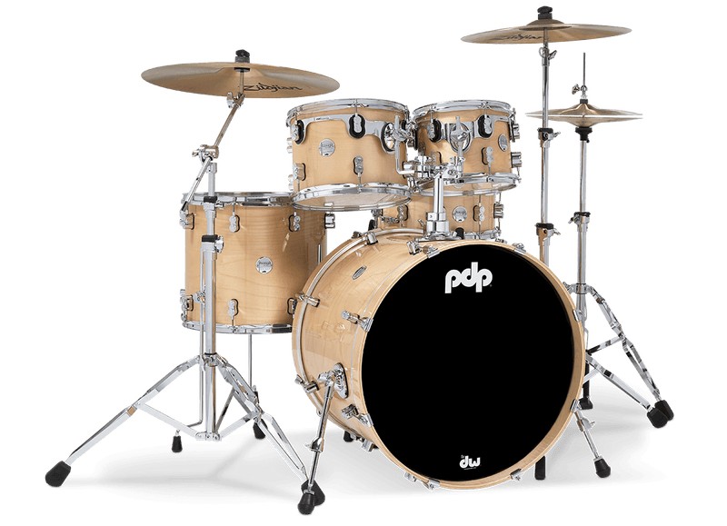 PDP PDCM2215NA Concept Maple 5-Piece Shell Pack Lacquer Finish (Natural Lacquer)