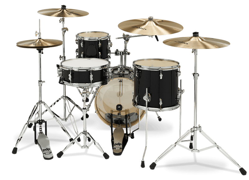 PDP PDNY1604BO New Yorker 4-Piece Shell Pack (Black Onyx Sparkle)