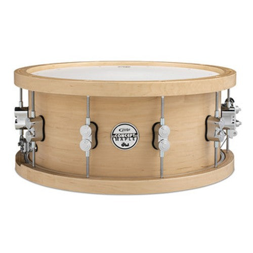 PDP PDSN6514NAWH Concept Wood Hoop Snare Drum (Natural Lacquer) - 6.5" x 14"