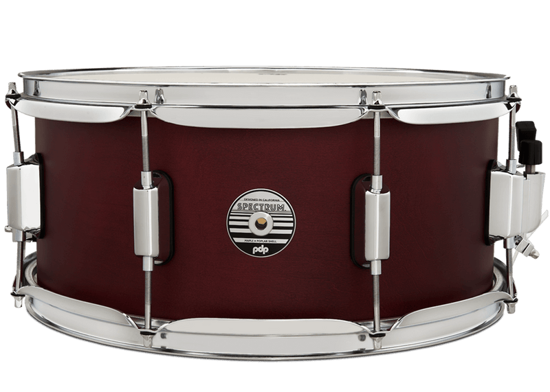 PDP PDST6514SSRD Spectrum Series Snare Drum (Cherry Stain) - 6.5" x 14"