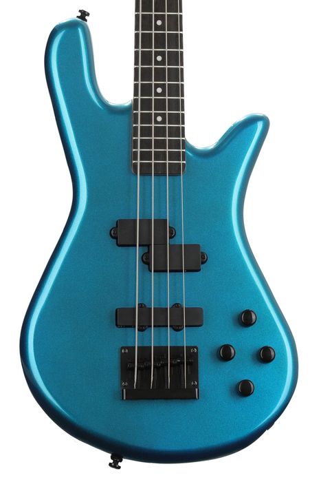 Spector PERF4MBL Performer 4 - Electric Bass with Passive PJ Pickups - Metallic Blue