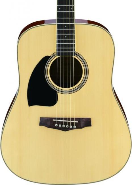 Ibanez PF15LNT - Left Handed Dreadnought Acoustic Guitar - Natural High Gloss