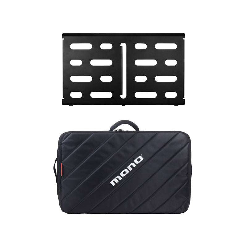 Mono Bundle Medium Black Pedalboard with MONO Club Case (Black)