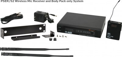 Galaxy Audio PSER/52-ESM8 16 Channel Rackable Wireless Mic System
