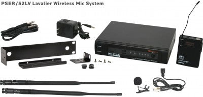 Galaxy Audio PSER/52LV 16 Channel Rackable Wireless Lavalier Mic System