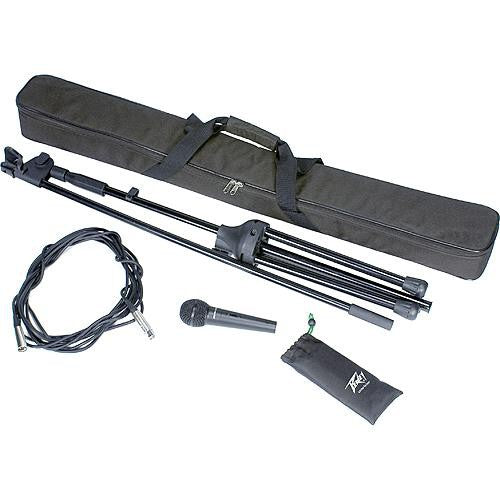Peavey PV® MSP1 (8) XLR et (4) 1/4 Microphone Package avec support, câble (boîte de 12)
