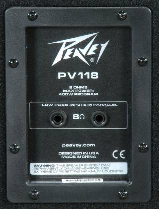Peavey PV-118 Caisson de basses passif simple 400 W - 18"