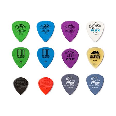 Dunlop PVP113 Electric Guitar Pick Variety Pack - 12 pack