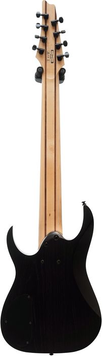 Ibanez M80M-WK - Guitare électrique 8 cordes avec corps en frêne - Noir patiné