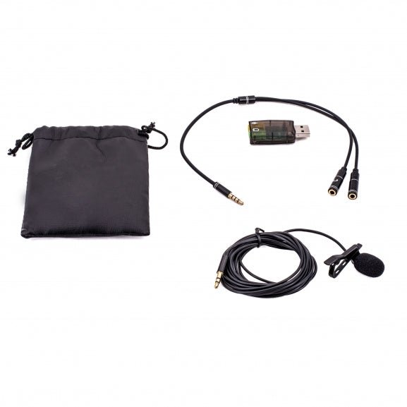 CAD PM2100 PodMaster LavMAX Professional Podcast/Streaming Miniature Condenser Lavalier Microphone