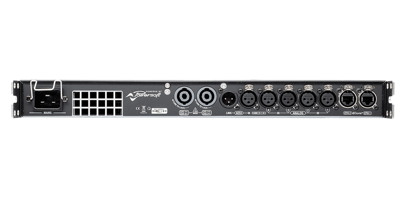Powersoft T604A 4-Channel High-Performance Amplifier Platform with DSP