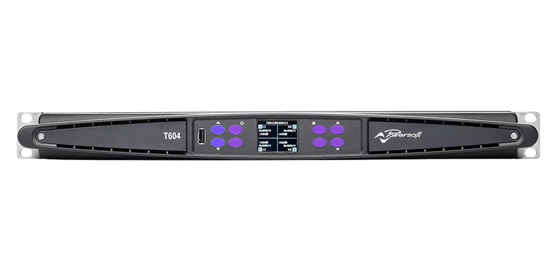 Powersoft T604A 4-Channel High-Performance Amplifier Platform with DSP