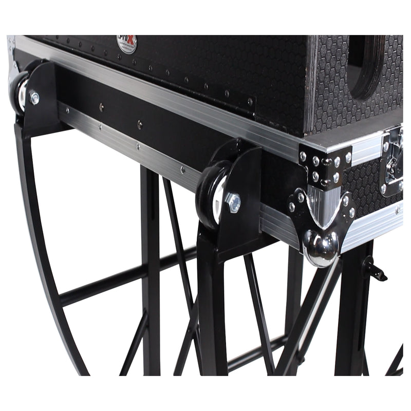 Support roulant ProX X-EZTILT EZ-Tilt™ pour tables de mixage audio-éclairage de moyen à grand format
