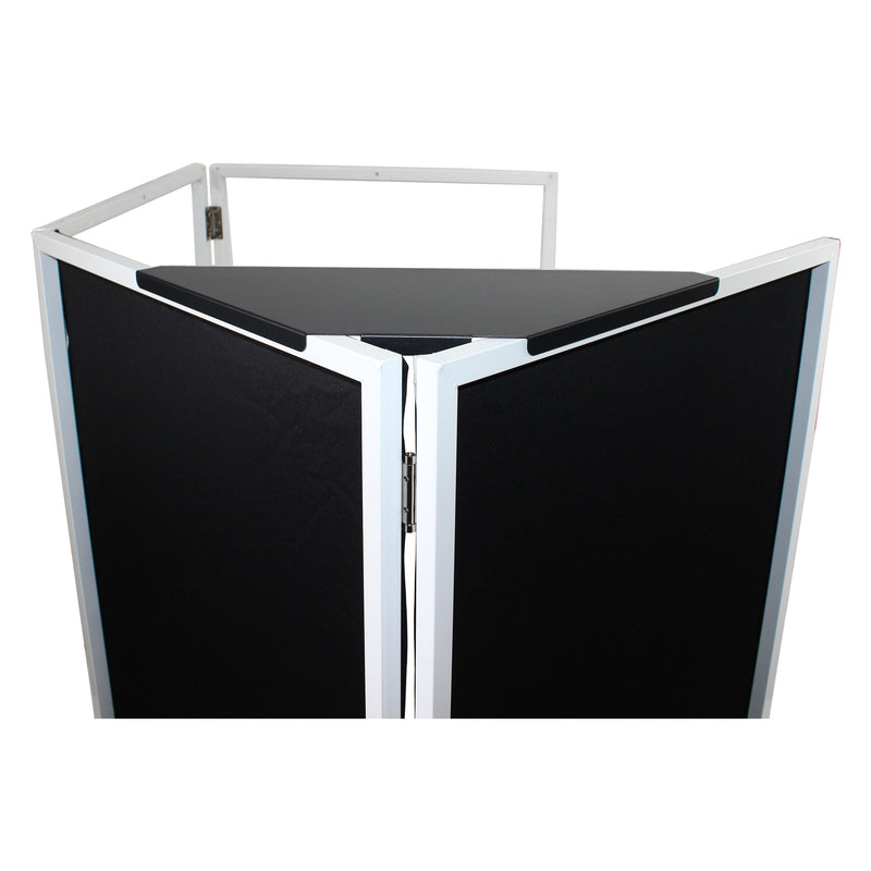 ProX XF-CSBX2 Universal Set of Aluminum Corner Shelves for DJ Facades (Black)
