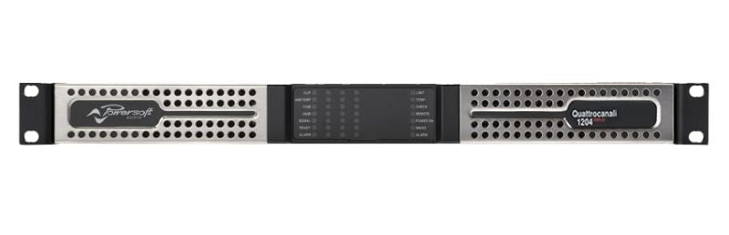 PowerSoft Q1204-DSP QuattroCanali 1204 Plateforme d'amplificateur 4x300W avec DSP uniquement