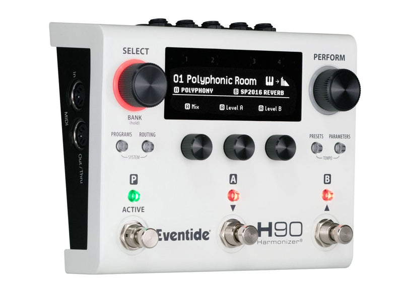 Pédale multi-effets harmoniseur Eventide H90 avec 62 effets de qualité studio