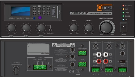 Amplificateur mélangeur compact Quest M35BT